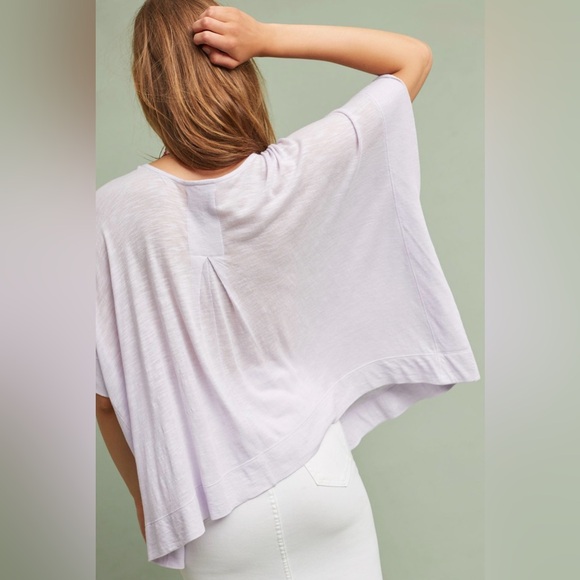 Jolie Dolman Oversized Tee - Porridge by Anthropologie – Lilac – Size Small - Picture 4 of 15